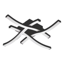 Eglo Cabezas-E LED Ceiling Light Black 20W 2400lm