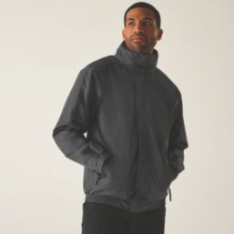 Regatta Dover Waterproof Jacket Seal Grey / Black 4X Large Size 62" Chest