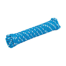Braided Rope Blue/White 5mm x 10m