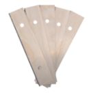 Window Scraper Blades 95mm 5 Pack