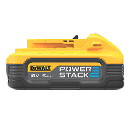 DeWalt DCBP518H2-XJ 18V 5.0Ah Li-Ion PowerStack Battery Kit 2 Pack