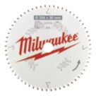 Milwaukee  Wood Circular Saw Blades 254mm x 30mm 60/80T 2 Pieces