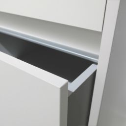 Spacepro  Interior Storage Tower Unit White 450mm x 2100mm