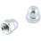 Easyfix Carbon Steel Dome Nuts M5 100 Pack