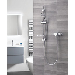 Aqualisa Sierra  Rear-Fed Exposed Chrome Thermostatic Sequential Shower