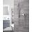 Aqualisa Sierra  Rear-Fed Exposed Chrome Thermostatic Sequential Shower