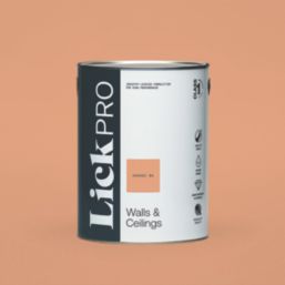LickPro Max+ 5Ltr Orange 05 Eggshell Emulsion  Paint