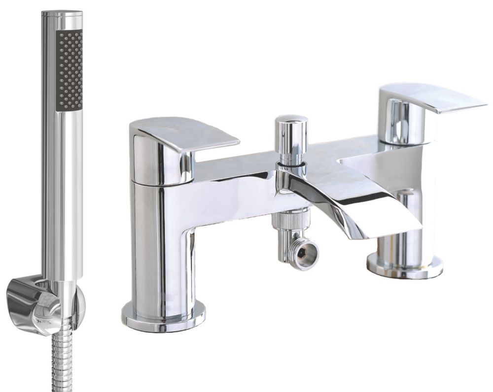 ETAL Spear Deck-Mounted Bath Shower Mixer Tap | Bath Taps | Screwfix.com