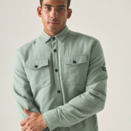 Regatta Spennith  Shacket Glacier Green/Abbeystone Large 41-42" Chest
