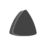 Eglo Pedersano Outdoor LED Triangular Wall Light Black 8W 950lm
