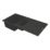 Carysil GD150-MB 1.5 Bowl Granite Composite Kitchen Sink Midnight Black Reversible 1000mm x 500mm