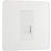 British General Evolve PCDCLBTM1W Master Telephone Socket Pearlescent White with White Inserts