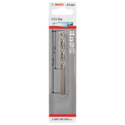 Bosch Twist Cobalt Straight Shank Metal Drill Bit 6mm x 93mm