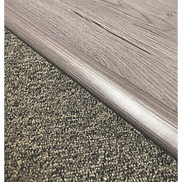 Unika Dark Grey Oak MDF Flooring Ramp 900mm