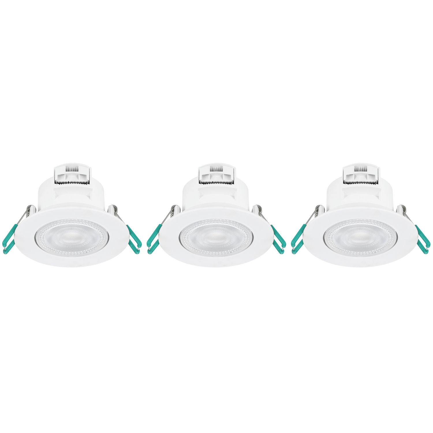 Sylvania SylSpot Fixed LED Recessed Spotlight White 4.8W 500lm 3 Pack (938VN)