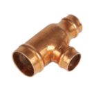 Yorkshire  Copper Solder Ring Reducing Tee 22mm x 15mm x 15mm