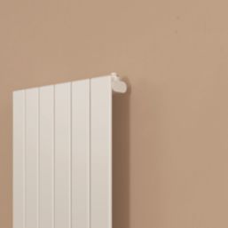 Flomasta  1500mm x 433mm 2607BTU White Vertical Designer Radiator