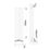 Flomasta  1500mm x 433mm 2607BTU White Vertical Designer Radiator