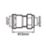 Flomasta  Brass Compression Adapting Female Coupler 15mm x 1/2"