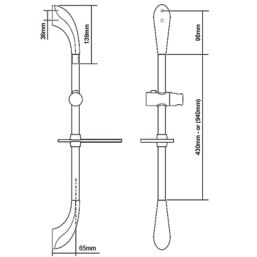 Triton Luxury Shower Kit Chrome