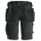 Snickers 6141 Stretch Work Shorts Black 30" W