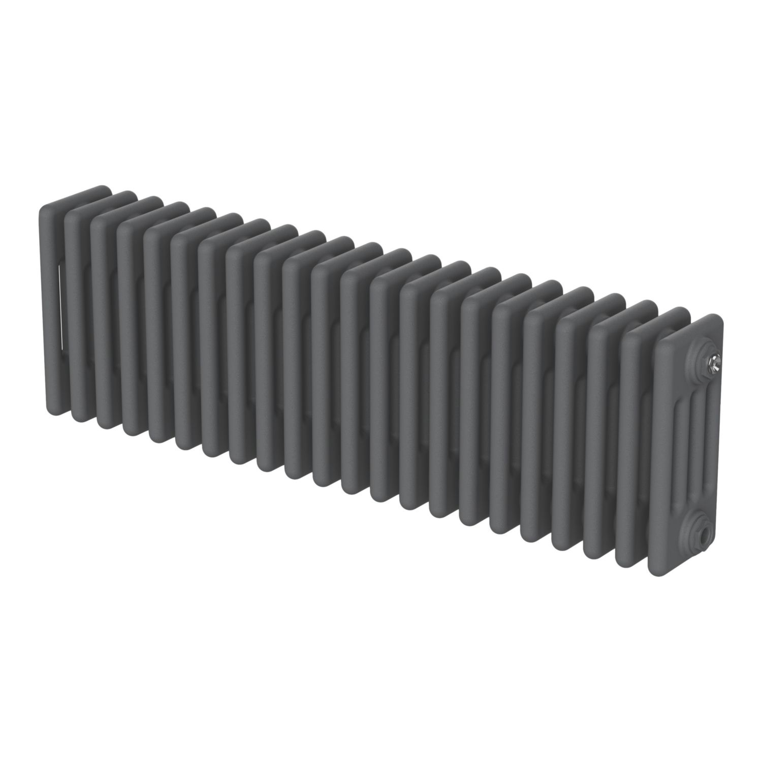 Flomasta 300mm x 1010mm 2993BTU Anthracite Horizontal 4 Column Radiator (939AH)