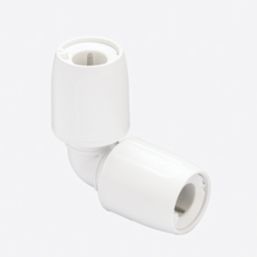 Hep2O  Plastic Push-Fit Equal 90° Elbows 10mm 10 Pack