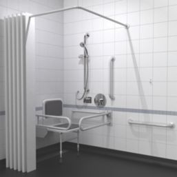 Nymas Doc M Concealed Valve Shower Pack White 17 Piece Set Screwfix