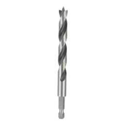 Titan  Hex Shank Double-Flute Brad Point Wood Drill Bit 10mm x 133mm