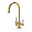 ETAL  Traditional Cruciform 3-in-1 Boiling Water Kitchen Tap Brushed Brass