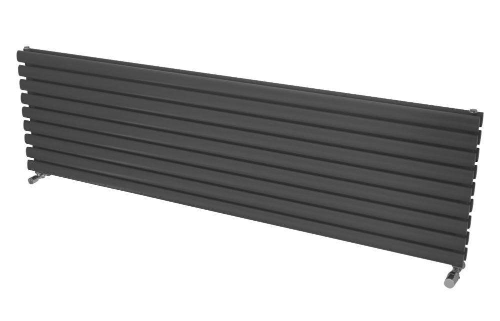 Ximax 526mm x 1800mm 5707BTU Anthracite Horizontal Designer Radiator