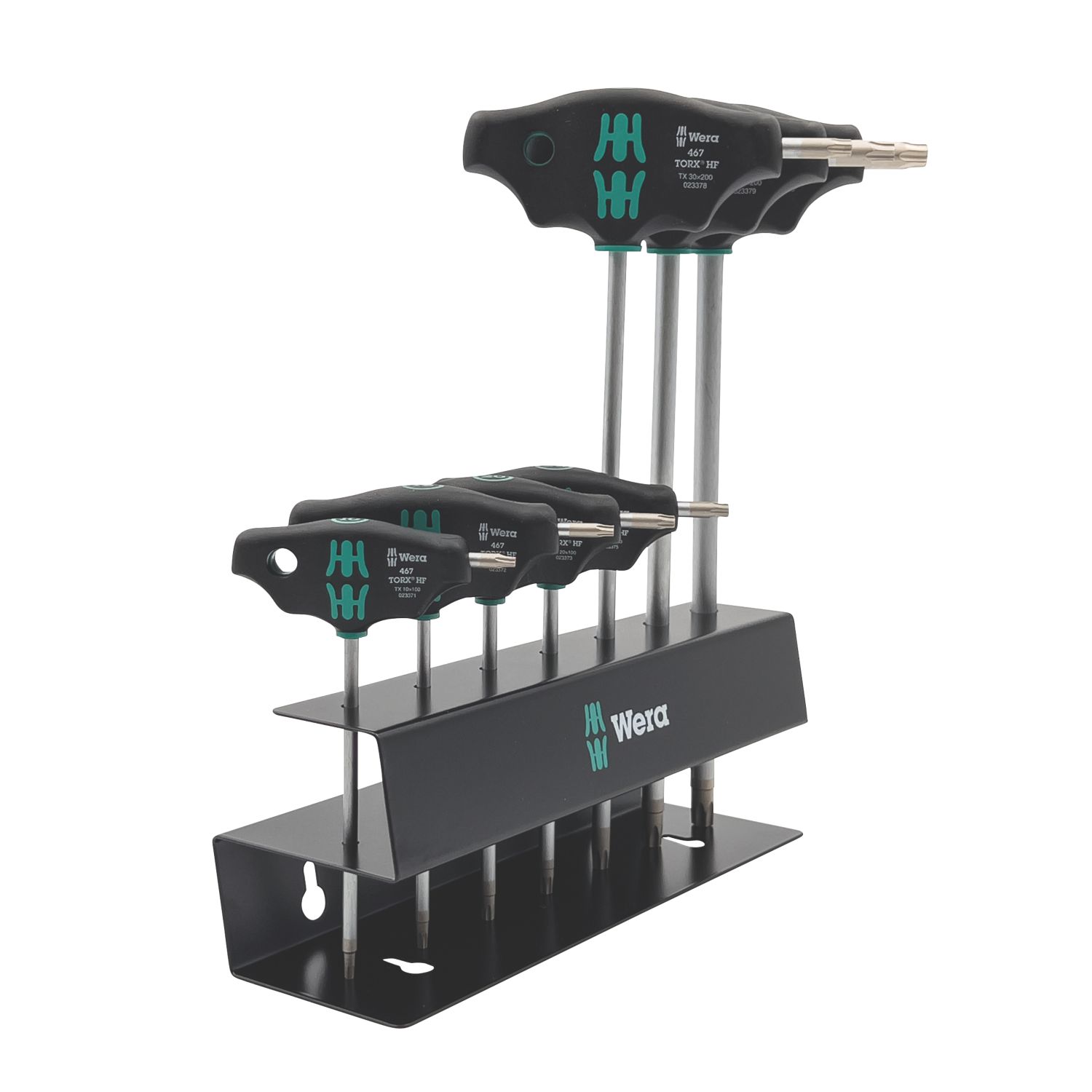 Wera 467/7 TORX HF Set 2 TX T-Handle Screwdriver Set 7 Pieces (939TX)
