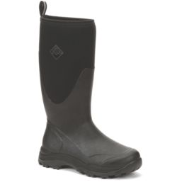 Muck Boots Outpost Tall Size 10  Black Non Safety Wellies
