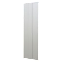 Ignite 1500mm x 418mm 3060BTU Matt Chrome Vertical Designer Radiator