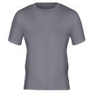 Workforce WFU2400 Short Sleeve Thermal T-Shirt Base Grey Large 36-38" Chest