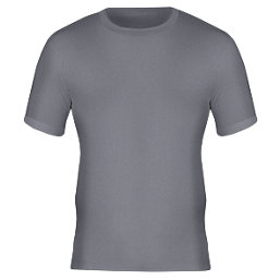 Workforce WFU2400 Short Sleeve Thermal T-Shirt Base Grey Large 36-38" Chest