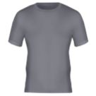 Workforce WFU2400 Short Sleeve Thermal T-Shirt Base Grey Large 36-38" Chest