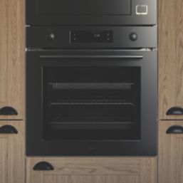 Cooke & Lewis  Pyrolytic Multi-Function Oven Black 595mm x 595mm