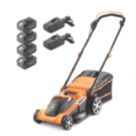 LawnMaster CLMF4841E-01 48V 4 x 4.0Ah Lithium MX Brushless Cordless 41cm Rotary Lawn Mower