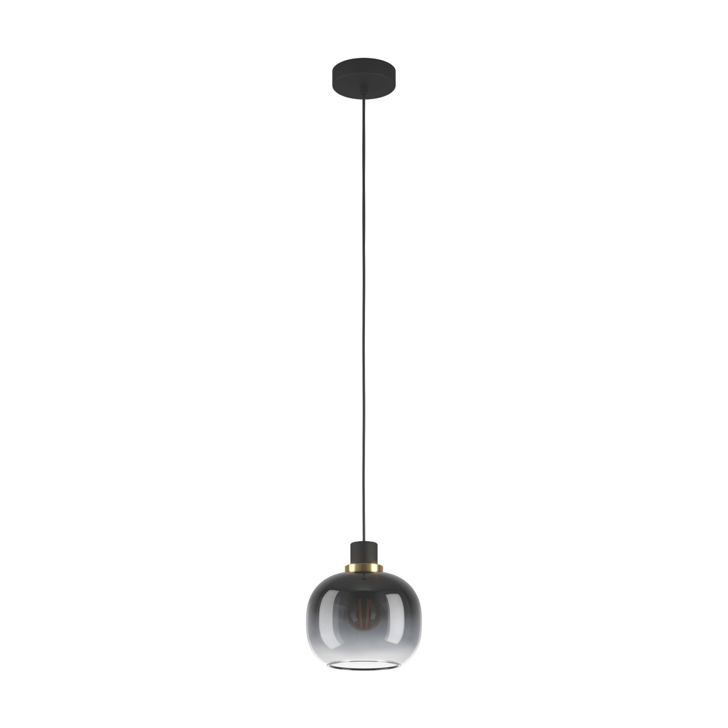 Eglo Oilella Pendant Light Black/Grey (940CX)