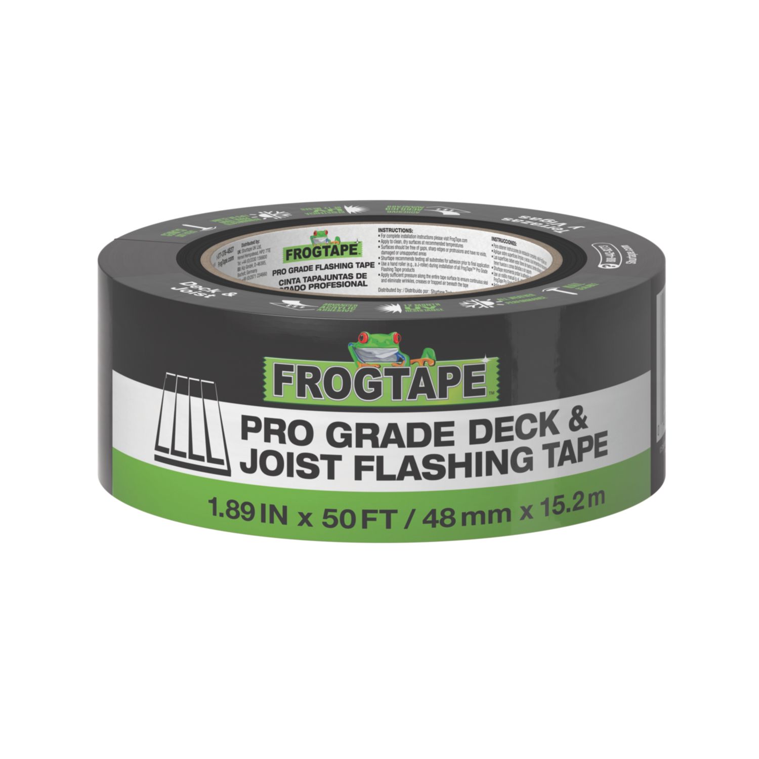 Frogtape Pro Grade Decking & Joist Tape Black 15.2m x 48mm (940EA)