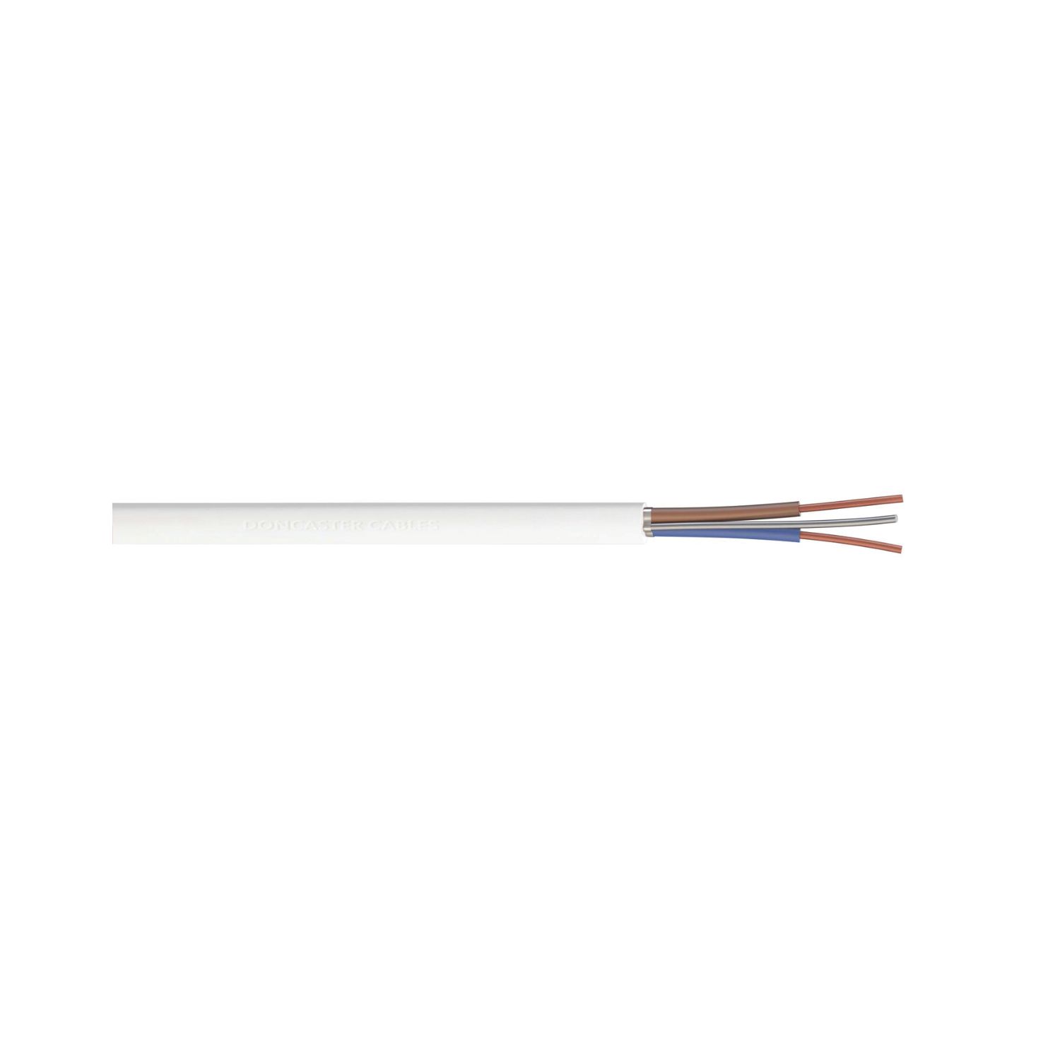 Doncaster Cables HFS500 White 2.5mm² LSNH Fire Resistant Cable 100m Drum (940EC)