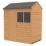 Forest  6' x 4' (Nominal) Reverse Apex Overlap Timber Shed