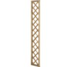 Forest Hidcote Softwood Rectangular Garden Trellis 1' x 6' 6 Pack
