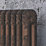 Arroll Daisy 597/12-Ab 2-Column Cast Iron Radiator 597mm x 814mm Antique Bronze 3108BTU