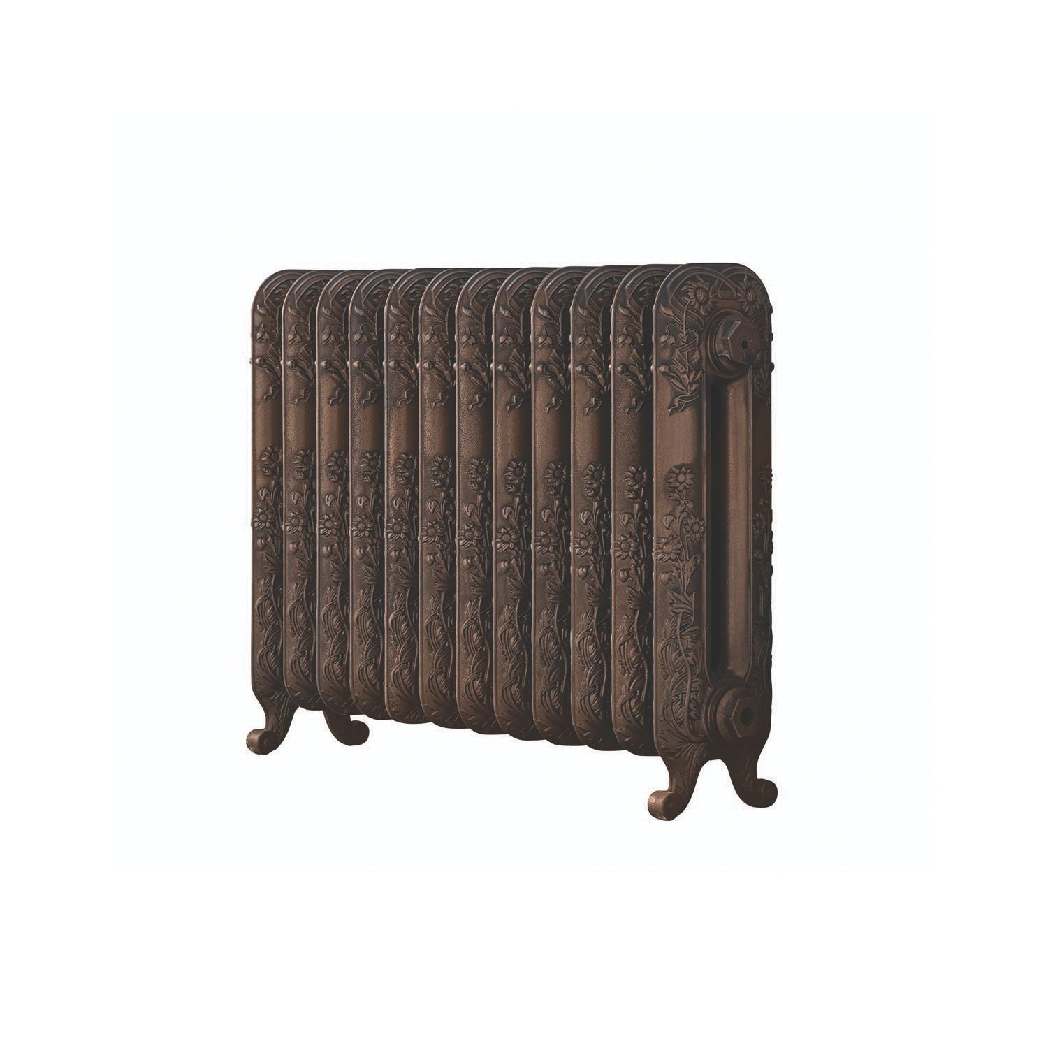 Arroll 597mm x 814mm 3108BTU Antique Bronze Cast Iron 2 Column Radiator (940KY)