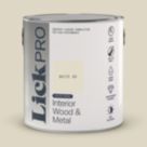 LickPro 2.5Ltr White 08 Satin Water-Based Trim Paint