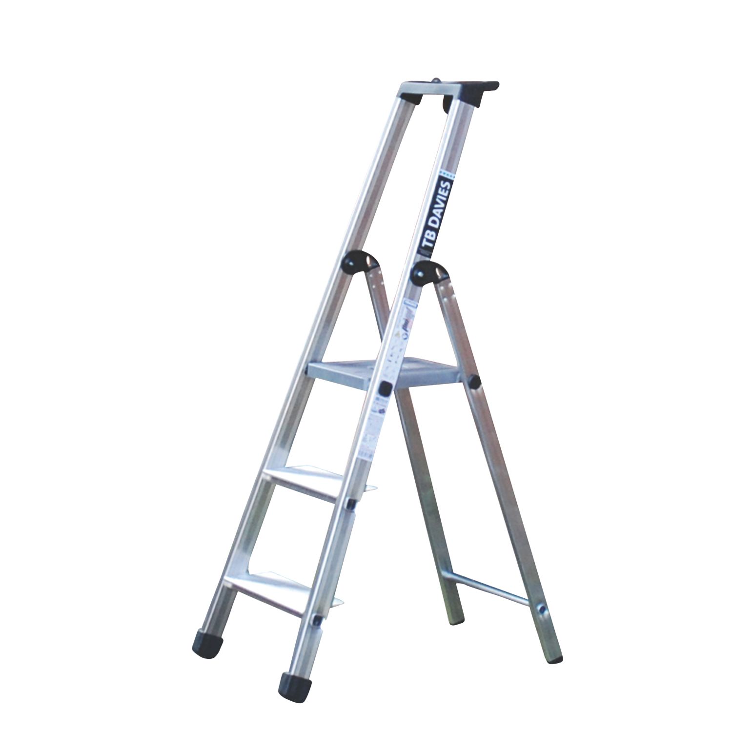 TB Davies Aluminium 1.26m 3 Step Platform Step Ladder (940PG)