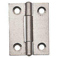 Self-Colour  Fixed Pin Butt Hinges 50 x 38mm 2 Pack