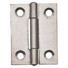 Self-Colour  Fixed Pin Butt Hinges 50mm x 38mm 2 Pack